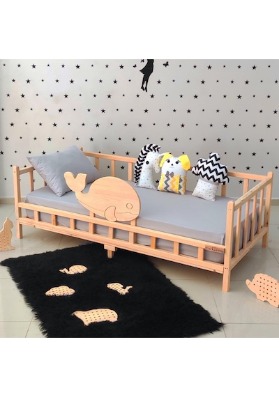 Markaawm Markaawm Premium Balina Montessori Yatak Doğal Çam Çocuk Karyola Akçaağaç Markaawm Markaawm Premium Balina Montessori Yatak Doğal Çam Çocuk Karyola Akçaağaç