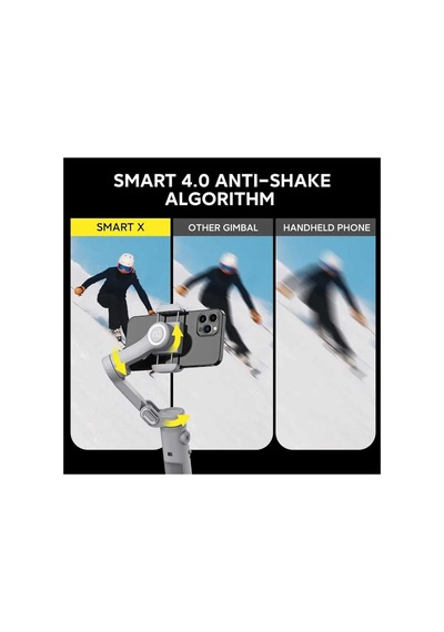 Smart X 3 Eksen Akıllı Telefon Gimbal Stabilizer İos Uyumlu  & Android