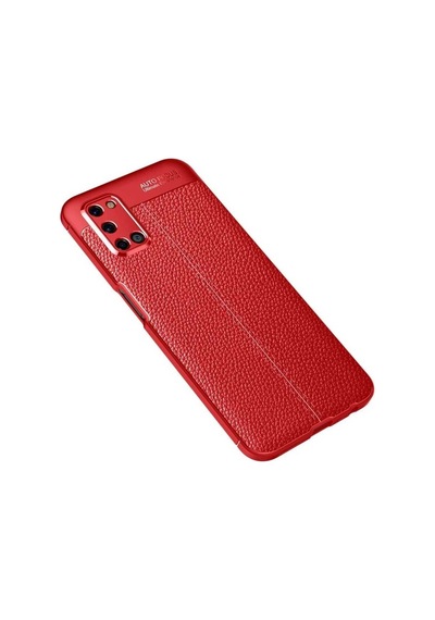Oppo A72 Kılıf Zore Niss Silikon Kapak Kırmızı