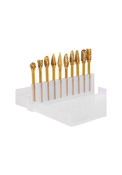 6588 Mini Karbür Freze Uç Seti 10 Parça Sap: 3mm