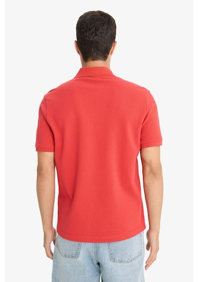 Defacto Regular Fit Polo Yaka Pike Kısa Kollu Tişört E9504ax25smrd28 Kirmizi