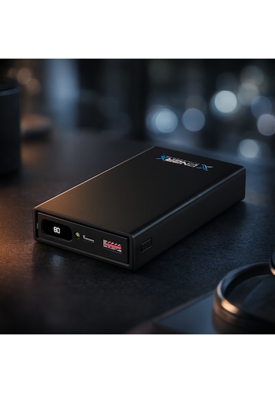 Enerx Enr -p20188dc 20.000 Mah 2.1 Amper Dijital Göstergeli Powerbank