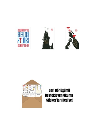 Sherlock Holmes - Bütün Hikayeler 2 Ciltli + Tekinsiz Öyküler + Sherlock Holmes'un Dönüşü + Okuma Sticker'ları