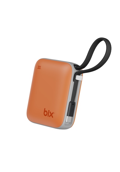 Bix Pb119 10000mah 20w Cep Boyu Dijital Göstergeli Mini Powerbank Taşınabilir Hızlı Şarj Cihazı Turuncu