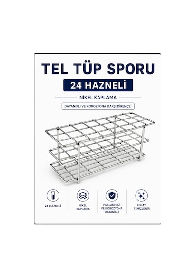 Tel Tüp Sporu 24 Hazneli Nikel Kaplama