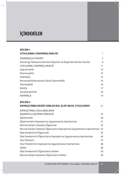 Uygulamalı Davranış Analizi- Eğiten Kitap