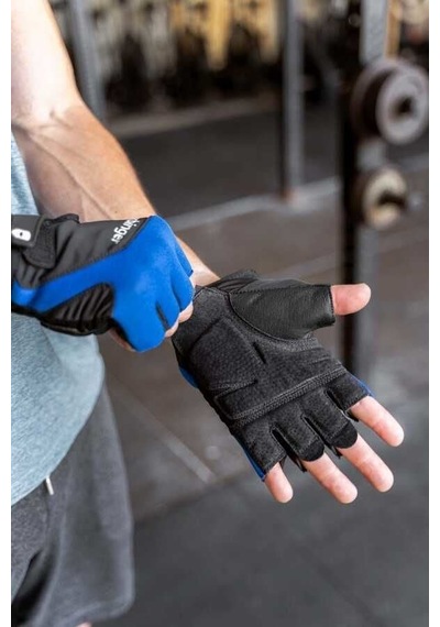 Harbinger Training Grip 2.0 Unisex Mavi Ağırlık Eldiveni Beyaz - Siyah