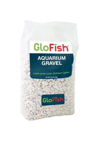 Akvaryum Çakıl 5 Lbs, Beyaz, Tamamlayıcılar Glofish Tankları 29022