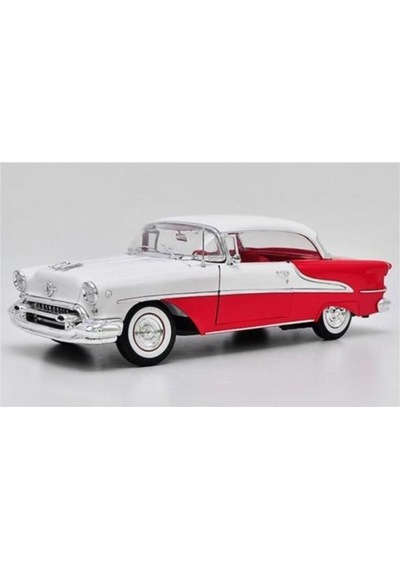 Welly 1 18 1955 Oldsmobile Kapalı Kırmızı Model Araba