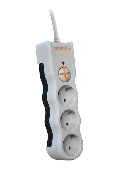 Tsk19009 Powersurge 3-surge Protectıon Plug-1050 Joule-wıth Beyaz