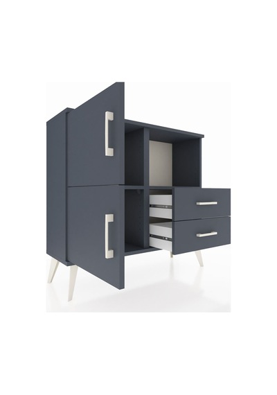 Arges Şifonyer 2 Raflı 2 Çekmeceli 2 Kapaklı 88x30x80 Antrasit-antrasit Antrasit Arges Şifonyer 2 Raflı 2 Çekmeceli 2 Kapaklı 88x30x80 Antrasit-antrasit Antrasit