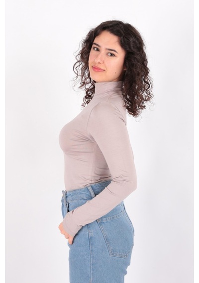 Busem W0010437 Kadın Bluz Vizon