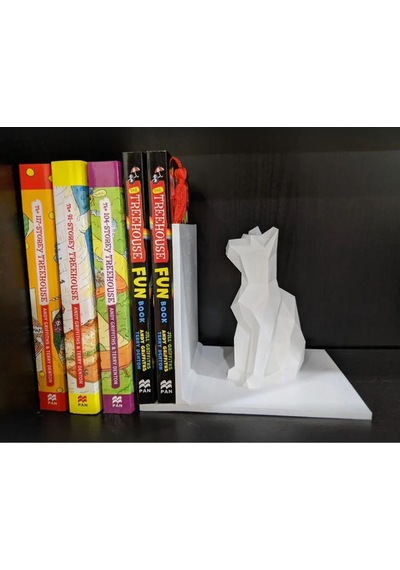 Kedi Desenli Kitap Tutucu