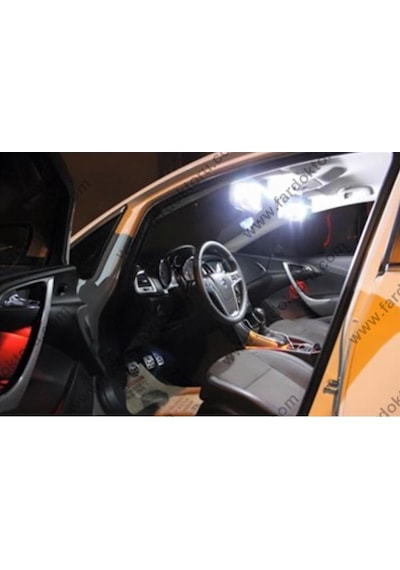 Fardoktoru Opel Astra J Beyaz Led Iç Aydinlatma Ampul Seti
