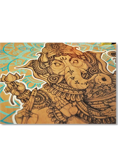 Cakasepetim Lord Ganesha Lord Vinayaka Ahşap Mdf Tablo