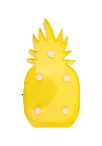 Ananas Şeklinde Led Gece Lambası - Eğlenceli Ve Loş Aydınlatma 10 Parça Siyah