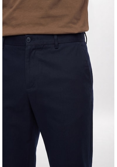 D'S Damat Ds Damat Comfort Fit Lacivert Keten Karışımlı Chino Pantolon 6hc03ort01350 Çok Renkli
