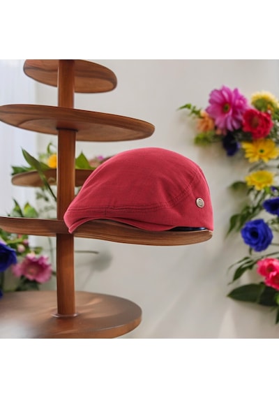 Shopiolog Yazlık Spor İtalyan Fılet Model Erkek London Kasket Bordo