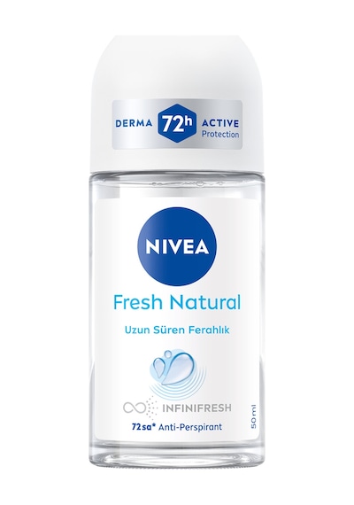 Nıvea Kadın Roll-on Deodorant Fresh Natural 72 Saat Anti-perspirant 50 Ml 5 Adet