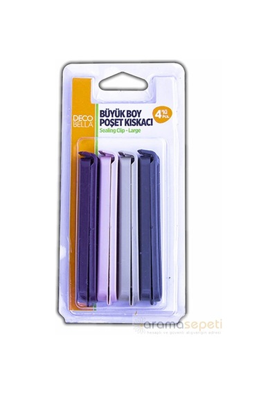 Büyük Boy Poşet Kıskacı Plastik Çok Renkli 36 X 56 Tr Diğer