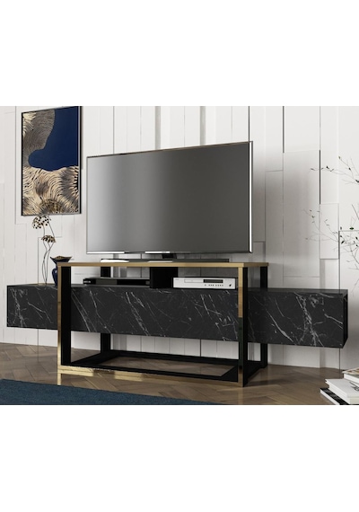 Dekorister Exclusive Bianco Tv Ünitesi Mermer Dekorister Exclusive Bianco Tv Ünitesi Mermer