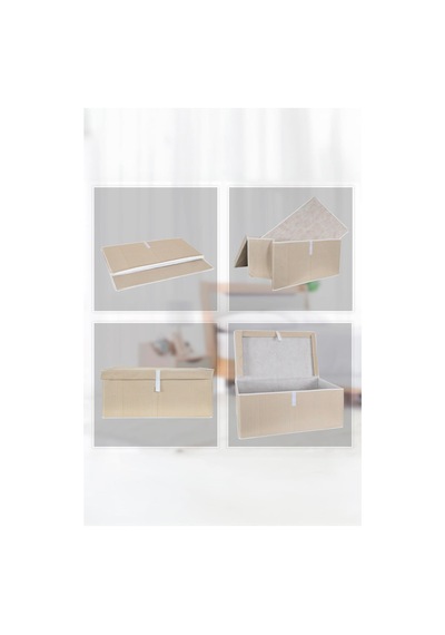 Çok Amaçlı Kutu Mega Plus Kahverengi 1 Adet 70x40x30 Cm 70 X 40 Kumaş Kahverengi Tr Diğer