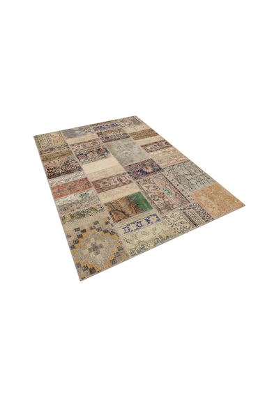 El Yapımı Geleneksel Patchwork Halı 160x230 Cm - 6291