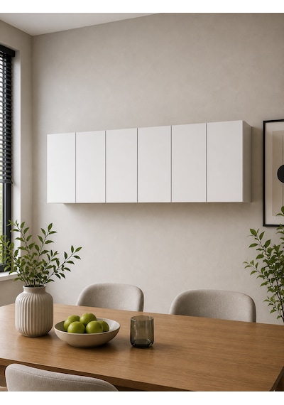 3 Raflı Çok Amaçlı Mutfak Rafı Mat Beyaz Mdf Lam 69x55x25 Cm Yavaşlatıcılı Kapaklı Duvar Dolabı 3 Raflı Çok Amaçlı Mutfak Rafı Mat Beyaz Mdf Lam 69x55x25 Cm Yavaşlatıcılı Kapaklı Duvar Dolabı