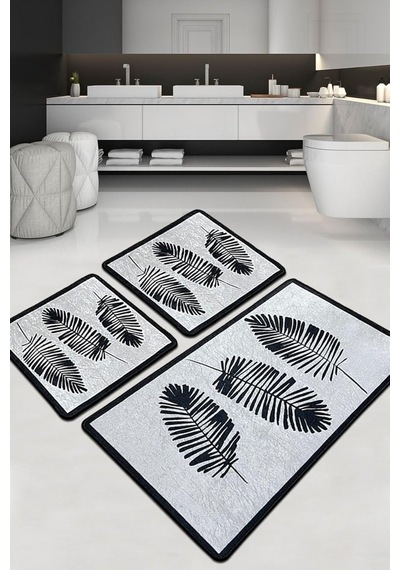 Chilai Hoja Banyo Halısı Djt 3lü Set Sku: Zeus8690010224903 0