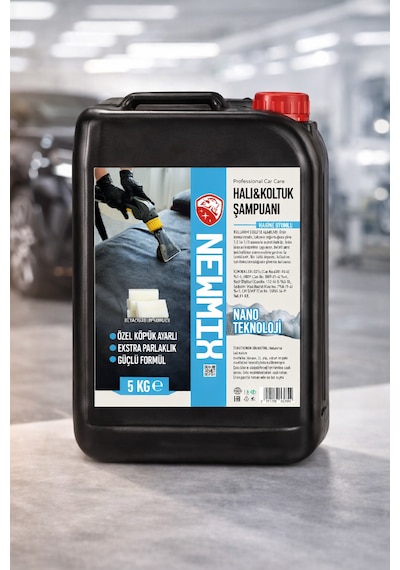 Newmix Halı&koltuk Şampuanı 5 Kg Beyaz Sabun Kokulu Makinede Yıkama Tekli