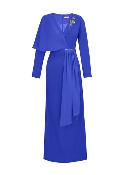 Senna Mıla Dress Saks Saks