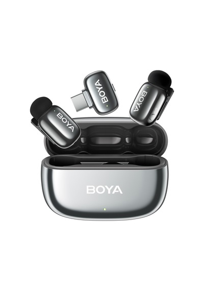 Boya Mini 2 Aı Kablosuz Yaka Mikrofonu Type-c Luna Silver - Sku02s