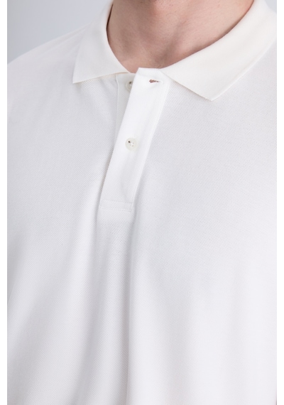 D's Damat Ds Damat Regular Fit Beyaz Pike Dokulu %100 Pamuklu T-shirt 4hc14tv02002m 801