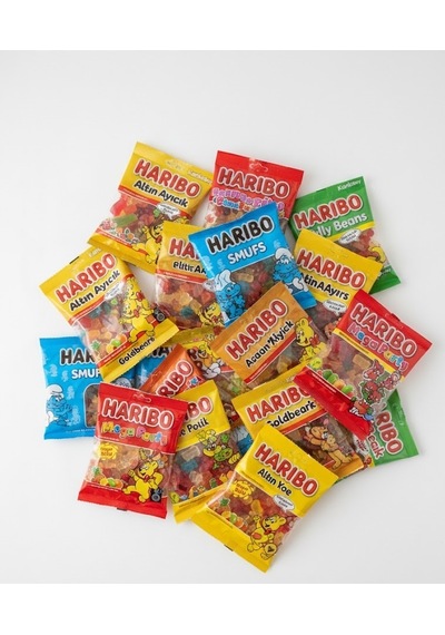 Doğum Günü Özel Gün Galaksi Gece Lambası 21 Işık Gösterisi + Haribo Jelibonlu Hediye Seti -