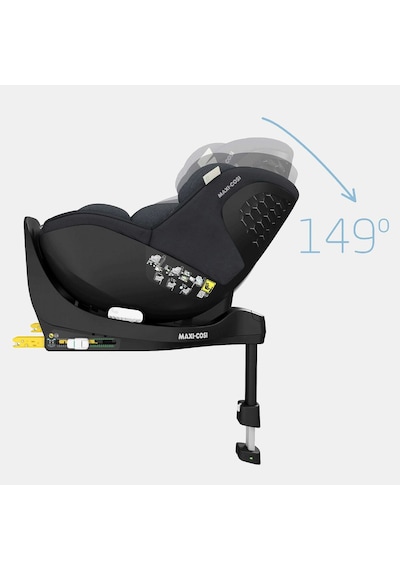 Mica Pro Eco I-size Adac'lı Isofix'li 360 Dönebilir Yatabilir 0-18 Kg Oto Koltuğu Graphite