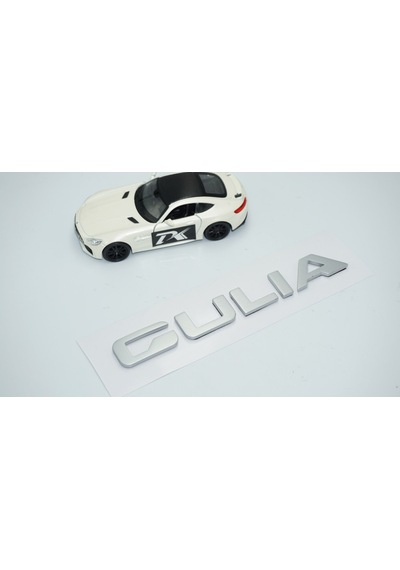 Dk Tuning Alfa Romeo Giulia Gri Abs 3m 3d Bagaj Yazı Logo Arma