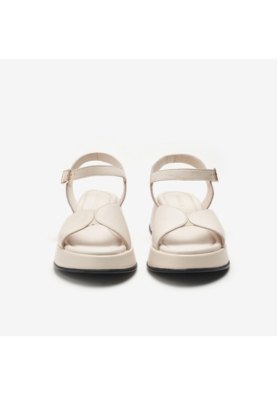 Burro Sandalet Kadın 04m2 Frau Wıth Ankle Strap Beyaz