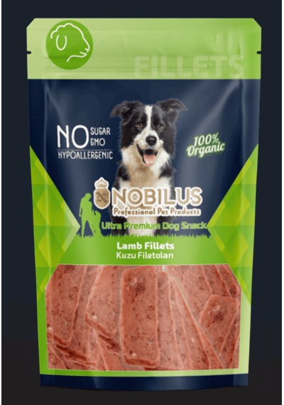 Nobılus Kuzu Etli Fileto Köpek Ödül Maması 80gr