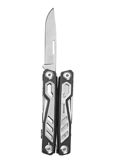 Rocktol Kamp 16 Fonksiyonlu Multitool Pense Kılıflı Siyah