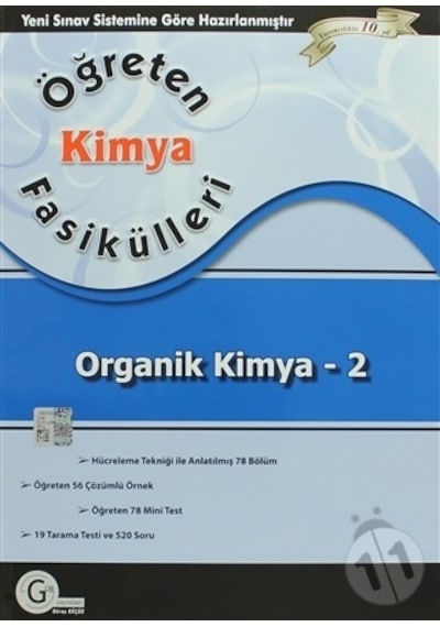 Gür Yayınları Öğreten Kimya Organik Kimya 2