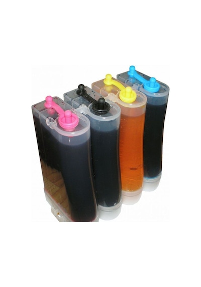 Canon-Hp-Epson Uyumlu Bitmeyen Kartuş Tankı - 400 ML - Dolu