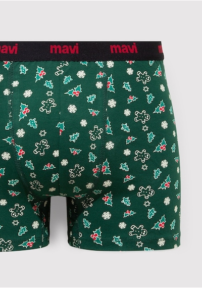 Mavi - Yeşil Basic Boxer 0911251-71871 Yeşil