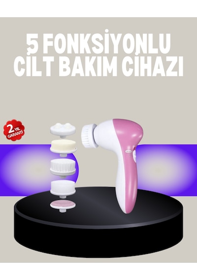 Fırçalı Yüz Temizleme Ve Spa Masaj Cihazı