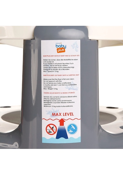 Baby Plus Önden Açılır Banyo ve Mama Oturağı