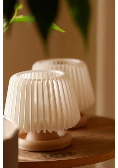 Dekoratif Led Tealight Mumluk Masaüstü Aydınlatma 2'li Set Açık