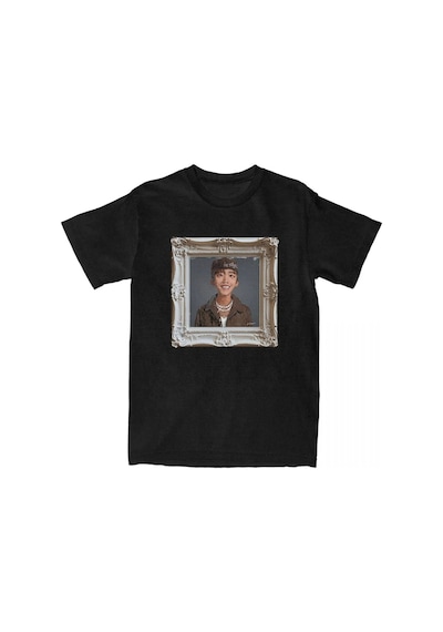Startmore Beyaz J-hope Mona Lisa Tek, Yeni Yaz /erkek Leri Yuvarlak Siyah