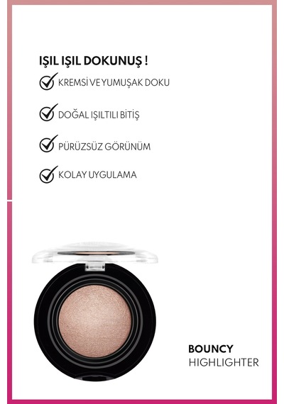 Note Bouncy Highlighter Yumuşak Kremsi Aydınlatıcı - 03 Champagne Glow