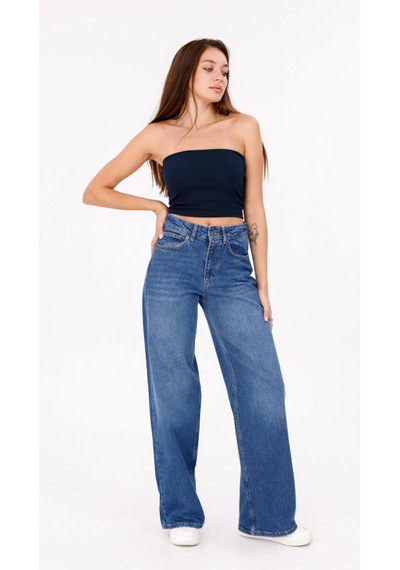 Eseclass Baggy Jean Pantolon Mavi