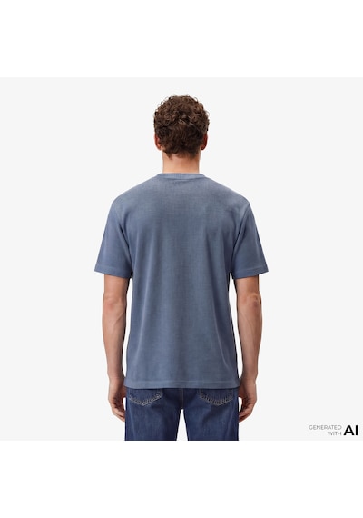 Hugo Boss Cotton Terry Erkek Mavi T-shirt 50534434 545591