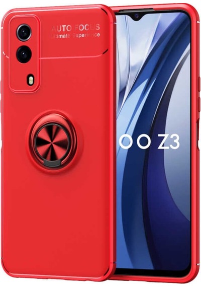 Vivo Y53S 4G Kılıf Yüzüklü Magnetli Ravel Case Kapak
